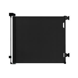 Retractable Baby Gate,Mesh Baby Gate or Mesh Dog Gate,33" Tall,Extends up to 55"/71"/118"/168"/197" Wide,Child Safety Gate for Doorways, Stairs, Hallways, Indoor/Outdoor（Black/grey/white）