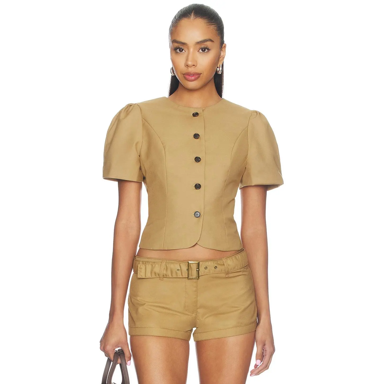LIONESS Femme Blouse in Camel