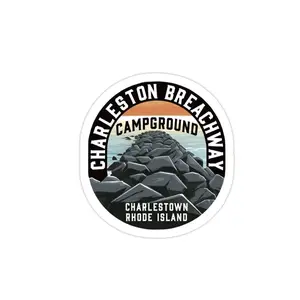 Charleston Breachway campground Charleston, Rhode Island Sticker 4TI