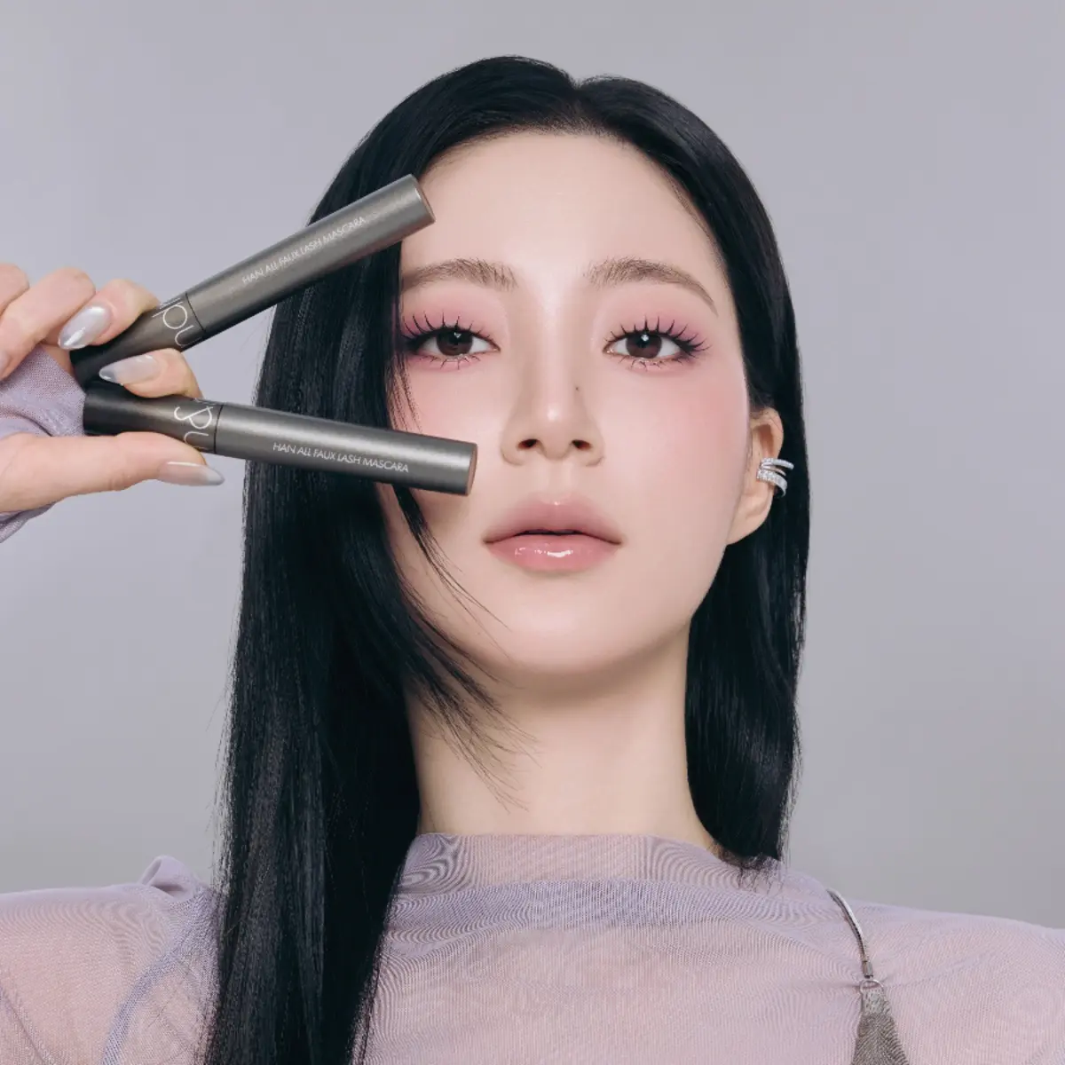 [Instant Idol Lash Effect] rom&nd Han All Fix Mascara & Remover – Length + Volume for Defined Lash Clusters, Waterproof & Smudge-Proof