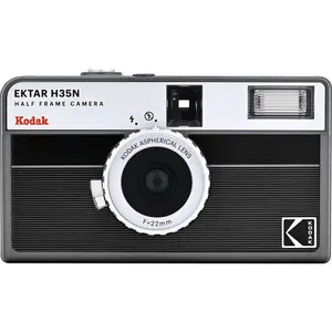 Kodak EKTAR H35N Half Frame Film Camera with Built-In Star Filter