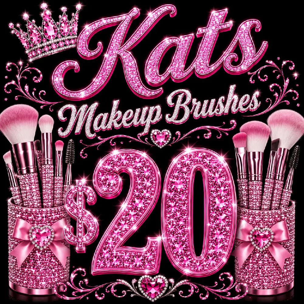 LIVE CLAIM ONLY - Kat's Fancy Makeup Brushes - Picture shown is for reference only - Sold separately