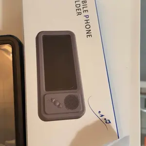 Bathroom shower waterproof phone holder Bluetooth speaker 360°Rotation touch screen mobile phone box watch movie listening music