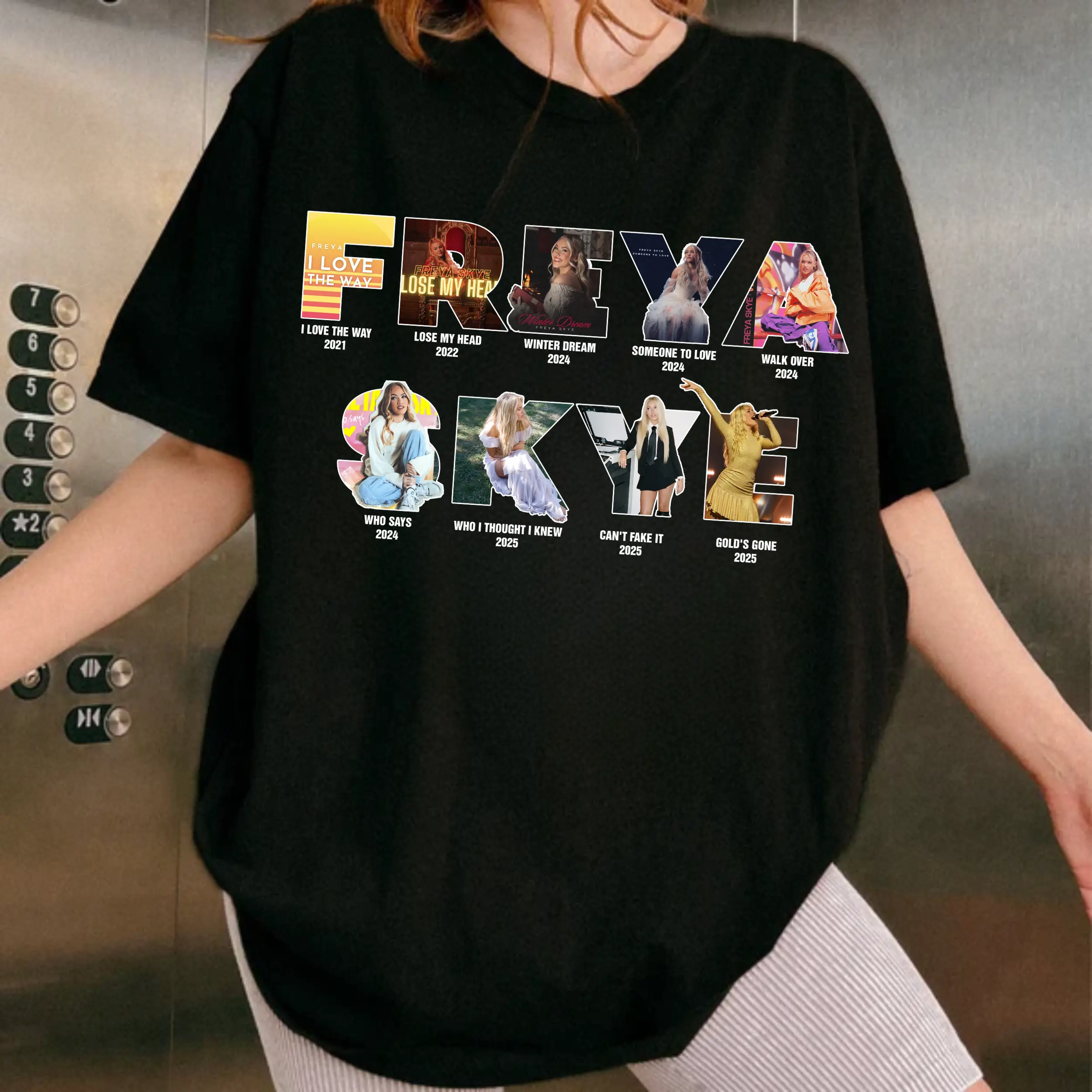 Freya Skye Tour Album 2025 – Sweat à Capuche Imprimé Unisexe, Coupe Large, Polyester Doux, Taille XS-3XL – Streetwear Harajuku Y2K