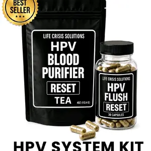 NO HPV LABEL OPTION AVAILABLE- BEST HERBS IN WORLD -HPV 100% NATURAL ORGANIC HERBAL KIT  TEA