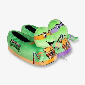 TMNT Mikey & Donnie 3D Slippers Footwear Shoe