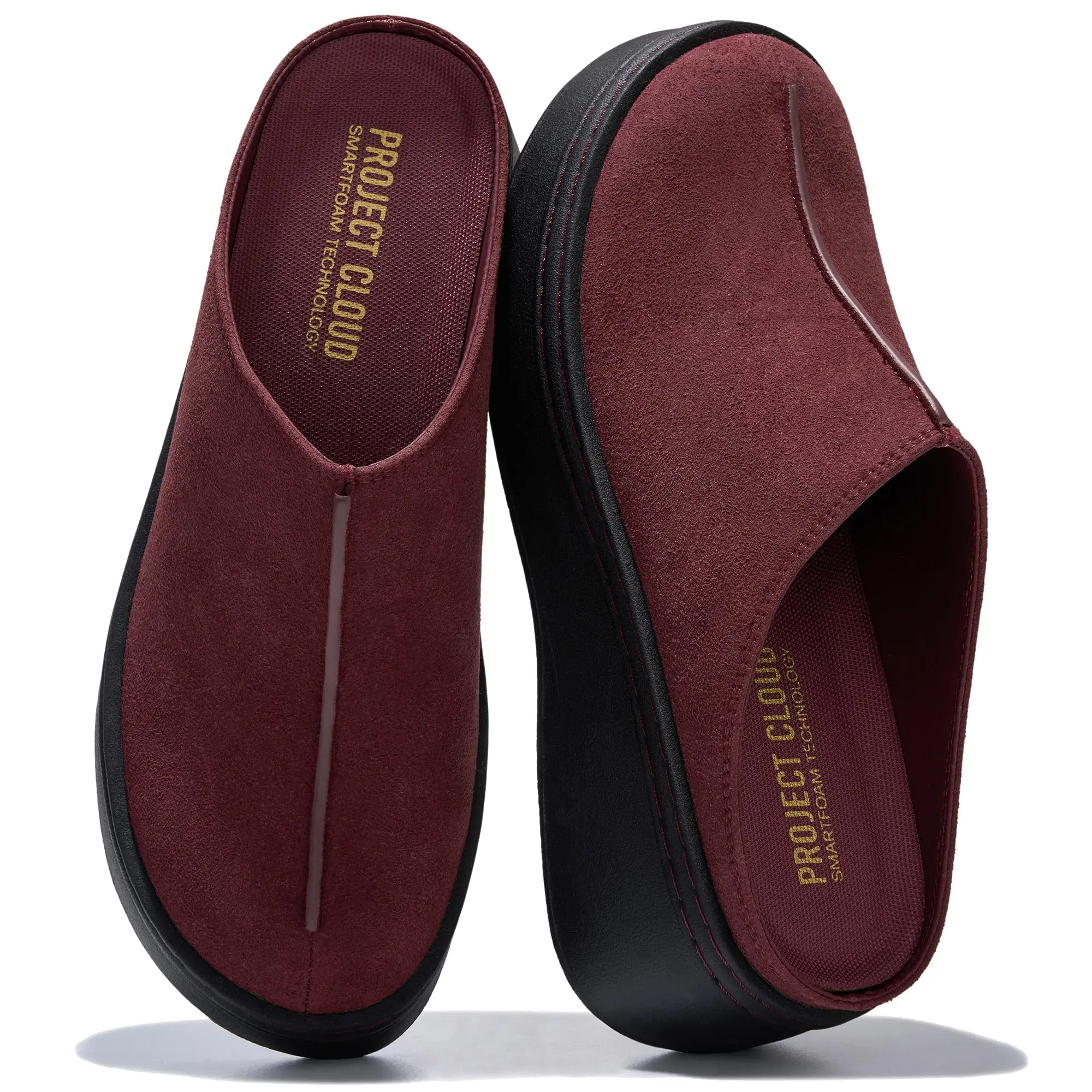 Project Cloud Women's | Genuine Leather Platform Clogs | Smart Foam Insole | Lightweight | Non-Slip - Mix