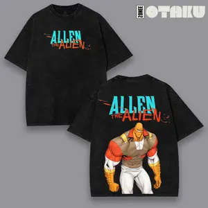 Allen The Alien Invincible Vintage Bootleg Inspired Shirt Retro 90s Hip Hop Graphic Unisex Washed Tee Heavyweight Cotton Oversized T-Shirt Hoodie Sweatshirt Tank Top