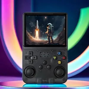 R36s Handheld Retro Game Console, Portable Pocket Gaming Machine, 3.5 Inch IPS Display, Linux System, Supports over 10000 Games, Rechargeable, Wireless Portable Console
