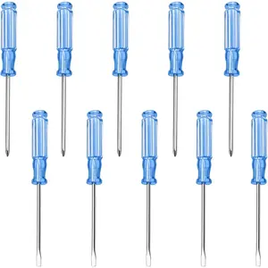 5 count Small Flathead  5 count  Phillips Screwdrivers 4.92 Inches Length   Set for Mini Appliances Repairs Watch Eyeglasses Electronics  Repair Eectrician Mechanic Blue