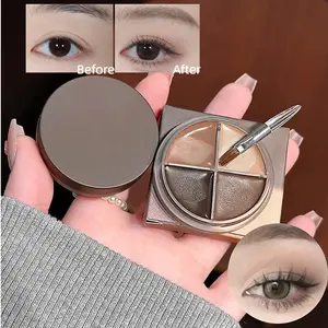 Eyeliner Cream  Beauty Cosmetics Long Lasting Eyeliner Gel  Makeup Tools with Brush Set Eye Linere Makeup Produ Waterproof Smoky Eyeshadow Palette