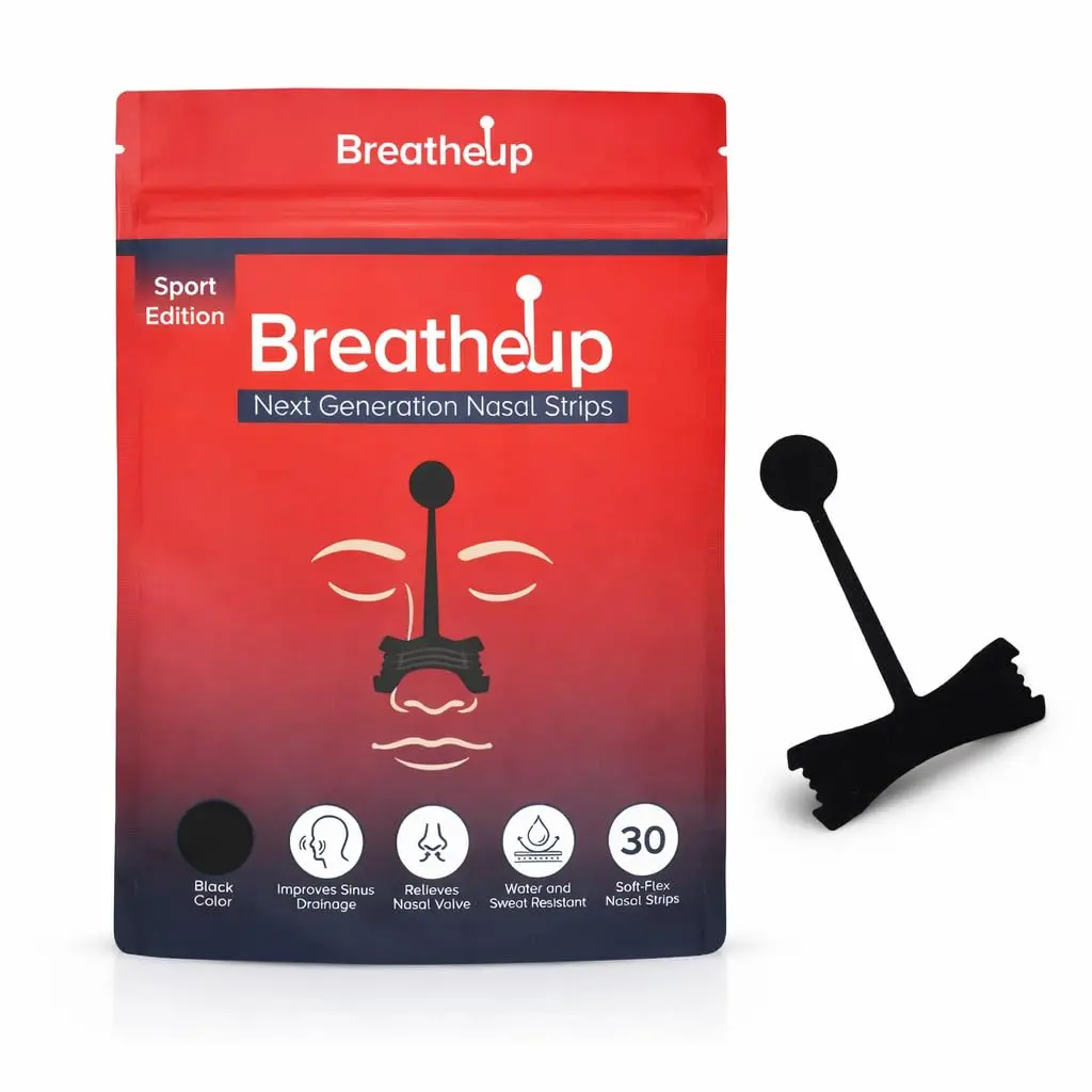 BreatheUp Nasal Strips, Breathing Aid for Reducing Sleep Snoring
