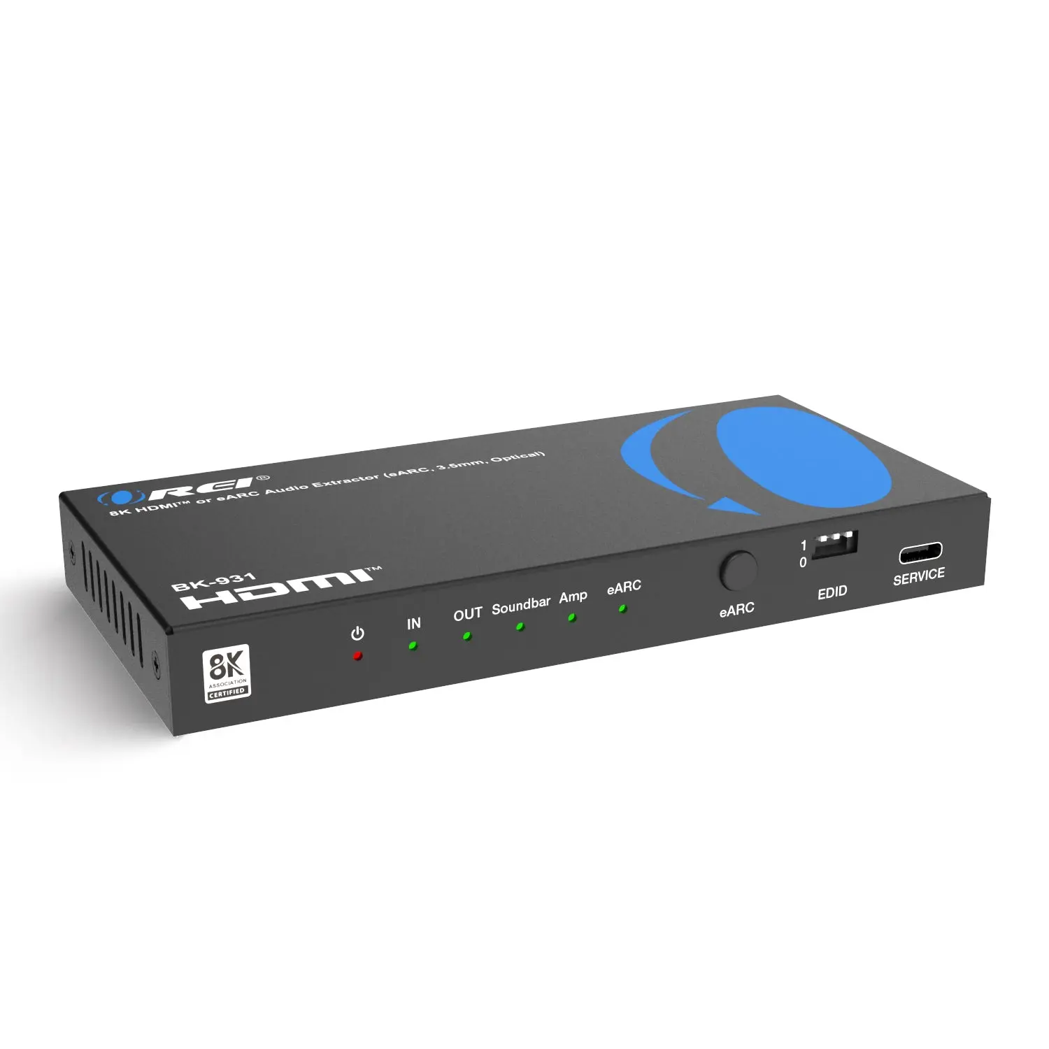 8K HDMI™ or eARC Audio Extractor (eARC, 3.5mm, Optical) (BK-931)