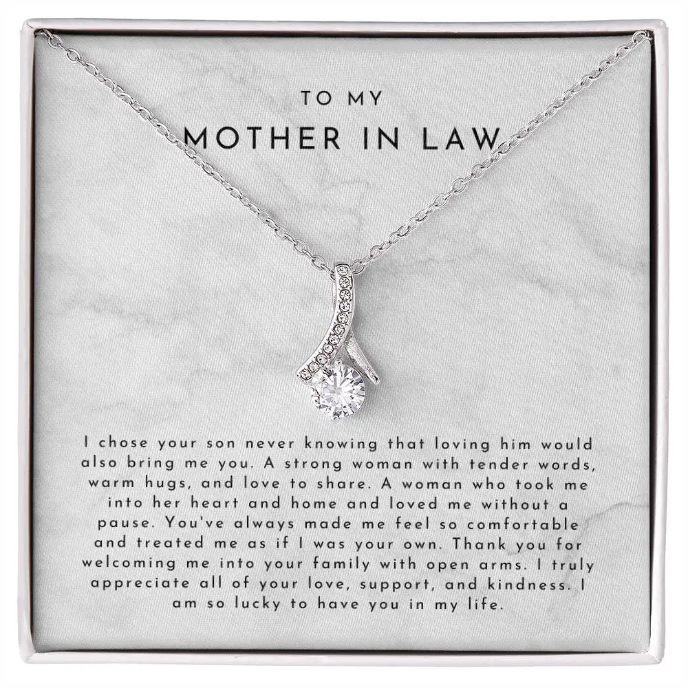 To My Mother In Law Gift, Mother Gifts, Mother In Law Necklace, Wedding Gifts