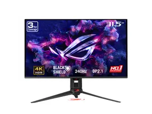 ASUS ROG Swift 32 inch UHD 4K 240Hz AMD FreeSync Premium Pro & G-Sync Compatible 0.03ms HDR500 USB-C GEN 3 OLED Gaming Computer Monitor with Height Adjustable, Swivel & Tilt Stand PG32UCDM3