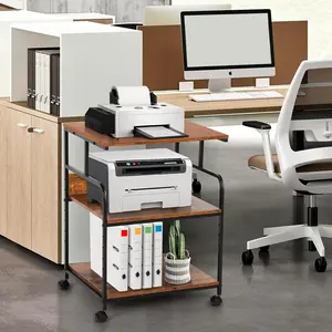 New Printer Stand 3 Tier Printer Stand Wheels Large 3D printing equipment