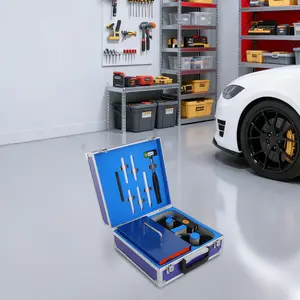 Electromagnetic Paintless Dent Repair Tool 1.38KW Induction Heater Digital Display 5.3x19.84x2.95inch Car Body Repair Kit