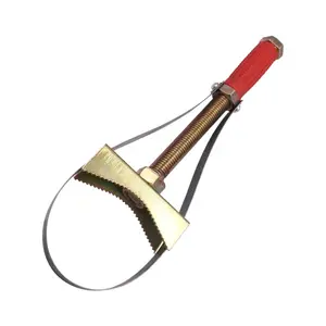 Large Adjustable Steel Band Oil Filter Wrench, Universal Fiiter Tool for Easy Oil Change, Durable and Versatile Automotive Tool, Automotive Vehicle Tool