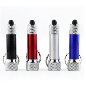 LED Keychain Flashlight - Mini Aluminum Keyring Torch for Emergency & Camping Party Gifts