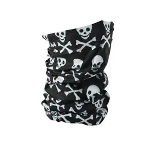 212 MAIN Balboa Motley Tube Full Balaclava - 100% Polyester Crossbones Print, Windproof Face Mask, All-Season, Machine-Washable Adult Multi-Use Accessory