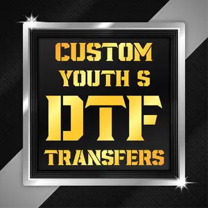 Custom DTF Transfers, DTF Print, DTF Prints, High-Quality Transfers, Full Color Prints, Youth Small DTF Transfer