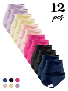 Women’s high-waisted shaping panties, butt-lifting tummy control seamless shorts, simple comfortable women’s underwear, basic women’s wear, versatile fashion, pairs well with graduation dresses, dress-and-shorts combinations