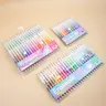12/24/36 Color Erasable Gel Pen Set, 0.7mm Fine Tip Retractable Click Pens with Eraser Top, Assorted Solid Colors, No Glitter, Erasable Ink, for Drawing, Coloring, Marking, Journaling, Planning, Office & Art Supplies