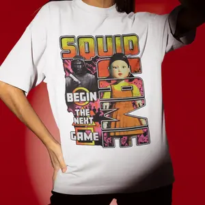 Squid Game2 T-Shirt, Graphic Tee Classic Cotton, Korean Drama Shirts, Vintage Squid Game2 Tshirt, Children's games Shirt, Squid Game2 gift Shirt