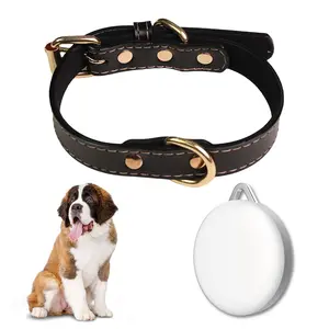 Bluetooth Tracker Tag With Dog Collar, Portable Smart Tag, Works with Jimi Life APP, Waterproof, Anti-lose Finder for wallet, key chain and pet