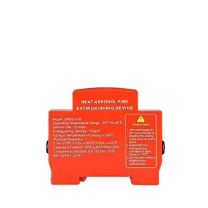 Automatic Hot Aerosol Fire Suppression Device - Compact Self-Activated Fire Extinguisher with Dual Spray for Household Home Improvement Security & Safety Emergency Kits