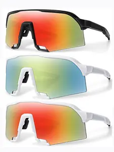 3 Piece Set Fashion Sport Sunglasses Comfortable Large Frame Unisex Vacation Travel Shopping Selfie Outdoor Sports Baseball Cycling Party Beach Sports Eyewear