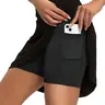 Modest Knee Length Skirts 20" Golf Skorts Bulit in Shorts with 4 Deep Pockets