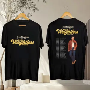 Jesse The Weightless Tour 2025 Graphic Tee, McCartney Concert Music Tour 2-Sided Unisex T-Shirt, Perfect for Music Fans