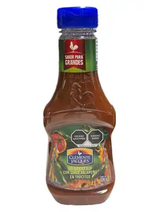 Clemente Jacques Salsa Catsup Con Chile Jalapeño En Trocitos - Mexican Ketchup Sauce with Jalapeño Pepper Pieces – 7.76 oz (220 g)