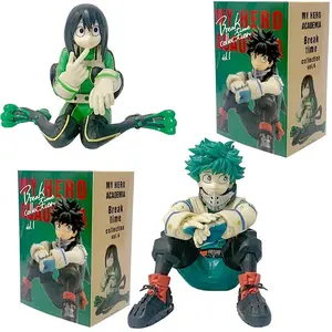 10CM New Hot Figures PVC Model Midoriya Izuku & Tsuyu Asui that as ornamental and collectible or as Toy Gifts