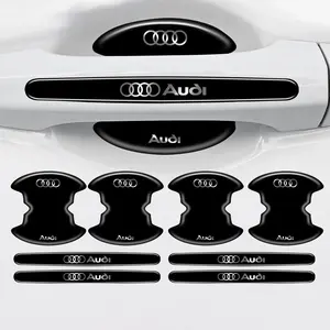 8pcs Set Car Door Edge Protector Strips, Anti-Scratch Collision Guard Film for Audi Models, Durable & Stylish Design, Car Door Trim Sticker