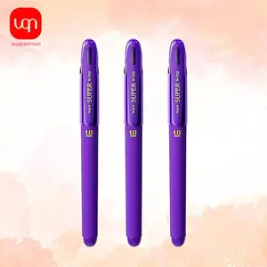 1.0mm Purple Gel Pen (1 Set), Smooth Writing Gel Pen, Office Stationery for Home School Students, Writing Pen for Students, Smooth Writing Pens