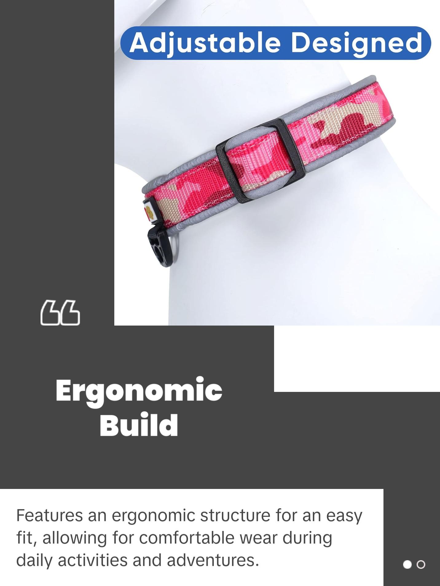 Camouflage Dog Collar Padded Dog Collar Reflective Dog Collar Puppy Collar Training Dog Collar Medium Dog Collar/Large Dog Collar Camo Pink Dog Collar Camouflage Dog Collar Padded Dog Collar Reflective Dog Collar Puppy Collar Training Dog Collar Medium Dog Collar/Large Dog Collar Camo Pink Dog Collar