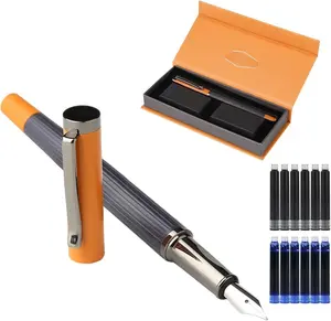 Fountain Pen Set  Fine Nib with 12 Ink Cartridges and Ink Refill Converter, Pen  Set for Writing Journaling Calligraphy MU-12