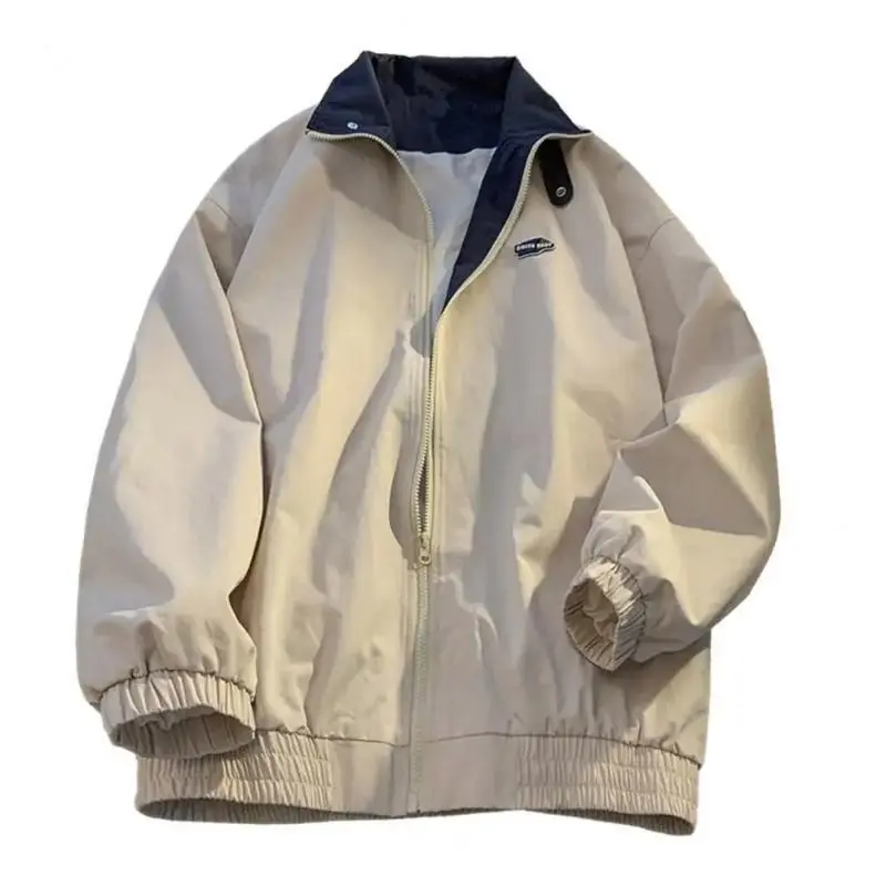 Women's jackets and windbreakers Loose Comfortable Jacket Stylish Women's Spring Autumn Trench Coat with Zipper Placket Pockets Casual Windbreaker for All-match