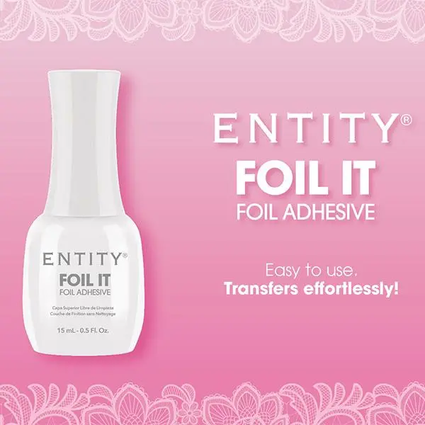 Entity Foil It – Foil Adhesive Gel for Nail Art Transfers, 15 mL