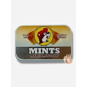 Buc-ee's Marshmallow Mints - Sugar-Free & Vegan - Fluffy Toasted Sweetness with Minty Freshness - 1.76 oz Tin