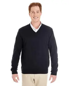 Harriton M420 Men's Pilbloc V-Neck Sweater - Premium Anti-Pill Fleece, Lightweight & Breathable, Ideal for Layering & Casual Wear - Classic