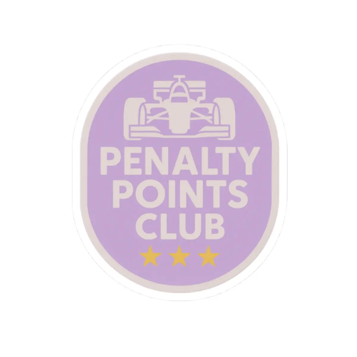 Penalty Points Club | Cute F1 Stickers Penalty Points Club | Cute F1 Stickers