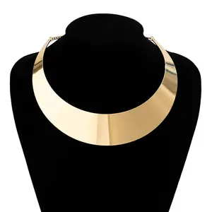 Punk Wide Adjustable Neck Chain Unique Necklace Jewelry Accessories