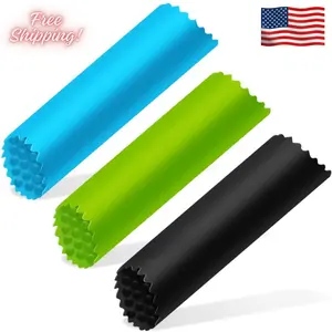 Garlic Roller Peeling Tube Tool for Useful Kitchen Tools (3 Pcs)