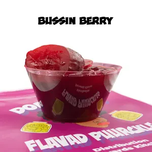 Doreesha FLAVAD Puurckles -BBC- BUSSIN BERRY  Sweet Tangy Sour Snack BERRY  Flavored Chunks Made with Vinegar & Artificial Flavors