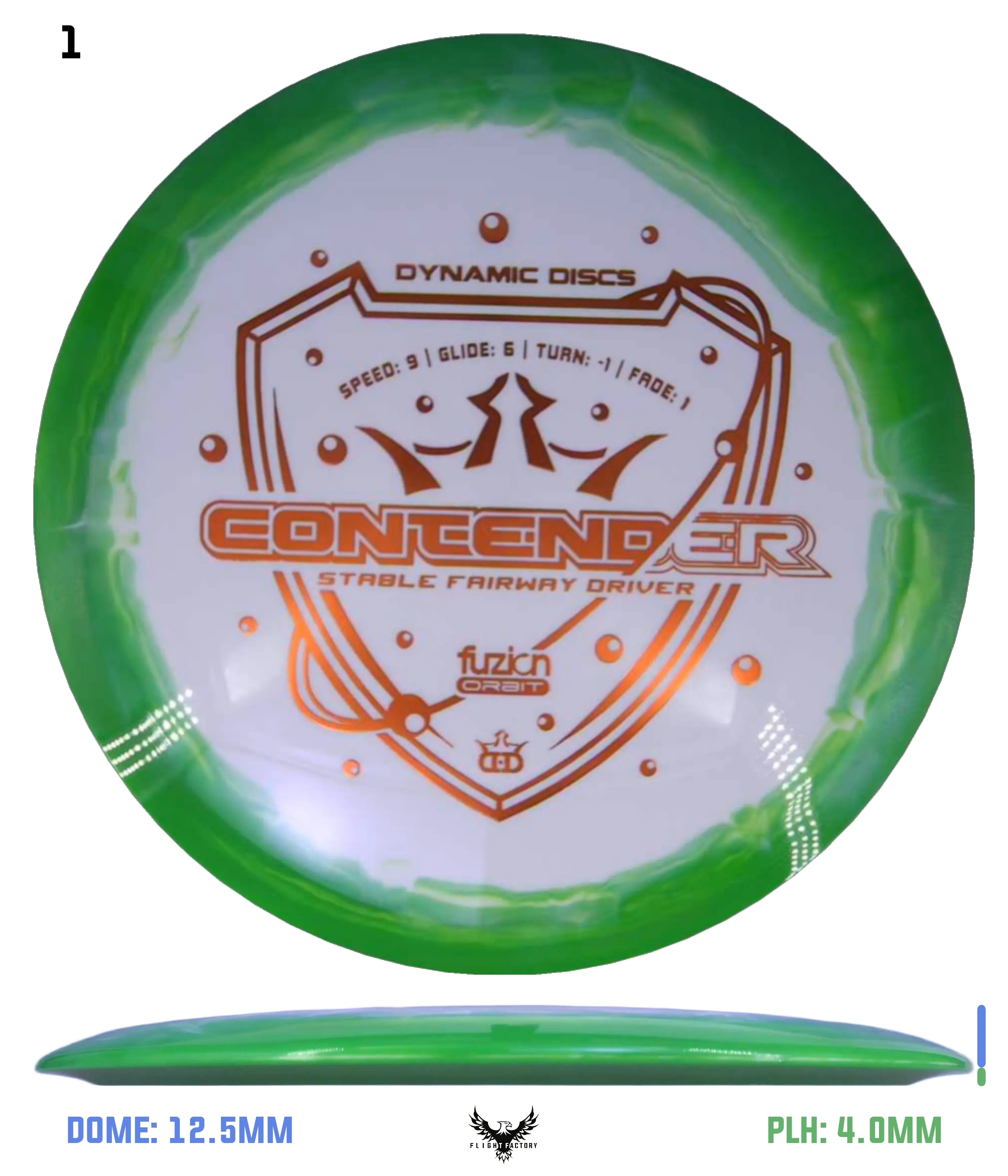 Dynamic Discs Fuzion Orbit Contender