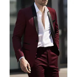 Casual Two-Piece Men's Wedding Suit Design Party Groomsman Business Suit Men's Formal Wear Slim Fit Two-Piece Suit Men's Swallowtail Linen Suit rowdy cowboy uniforms