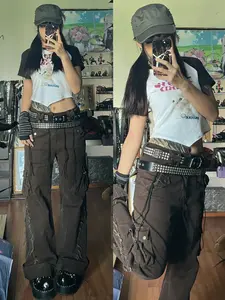 Unisex Punk Style Studded Belt with Studs, Sequins, and Rhinestones, Perfect for Teens and Casual Wear, Ideal for Outdoor Activities